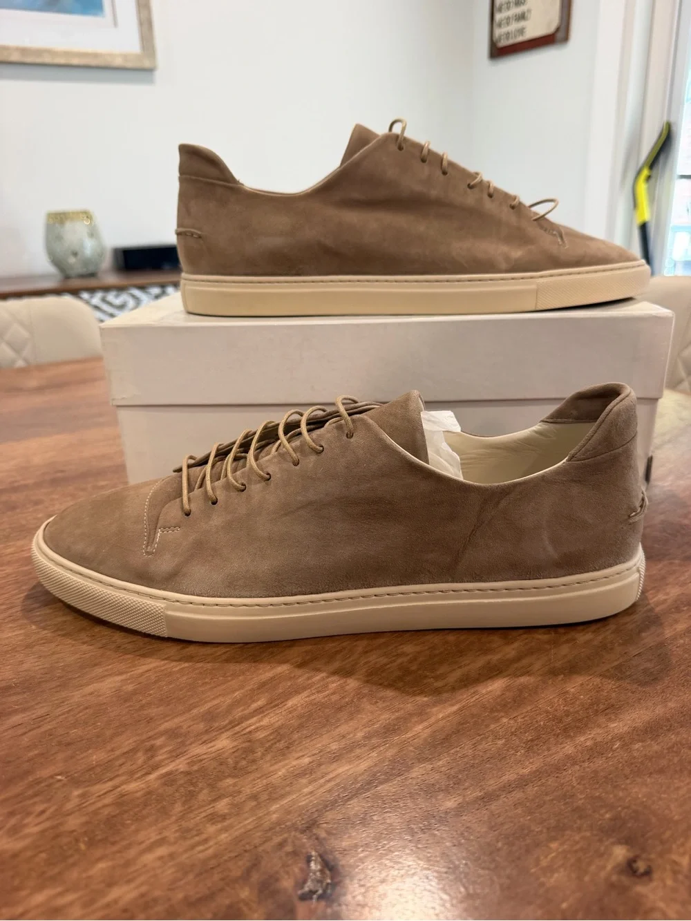 Strange Matter clean low, Tan Suede Low-Top Sneakers size 12M/13.5W BNIB